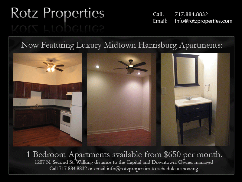 Now Featuring Luxury Midtown Harrisburg Apartments